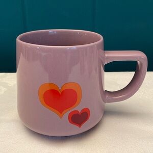 Starbucks Coffee Mug Hearts Purple